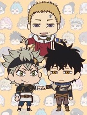 Q版黑色四叶草封面图